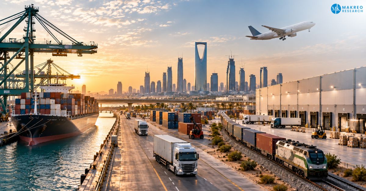 Saudi Arabia Logistics Market 2026 - 34 Logistics Zones, 97% Warehouse Occupancy and Five New Rail Corridors Reshape the Market